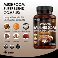 New Leaf Advanced Mushroom Superblend Complex 